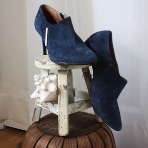 Calvin Klein Blue Suede Boots